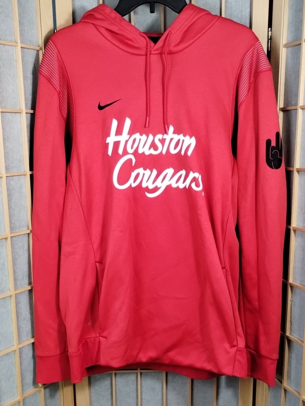 Nike Houston Cougars Team Issued Hoodie Red Size L NWT